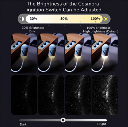 Cosmora Galaxy Projector — Multi-Slide Star Night Light